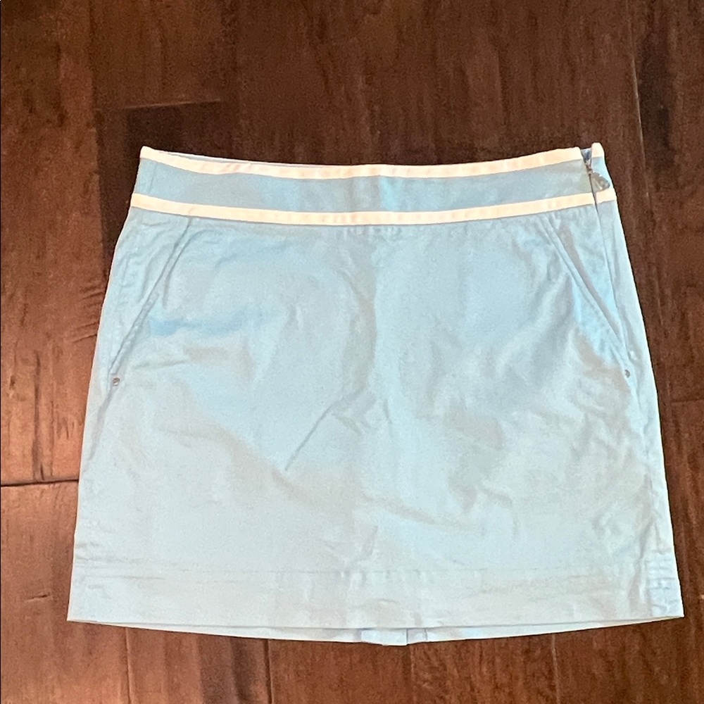 Ralph Lauren Golf Skort Old Money Blue with White accents 10 GUC